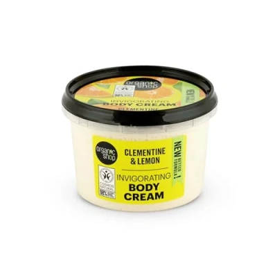 Abbildung von Organic Shop Belebende Körpercreme, Clementine und Zitrone, 250 ml