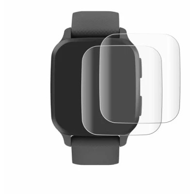 Abbildung von BROTECT 2 Stück Full Cover Schutzfolie für Garmin Venu Sq / Music Screen Displayschutz Folie [3D Curved, Kristall Klar]
