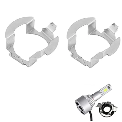 Abbildung von 2 x H7 LED Scheinwerferlampen Adapter, Aluminium Glühbirnenhalter Adapter Halterung Sockel