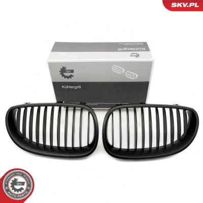 Abbildung von ESEN SKV 66SKV167 Kühlergrill schwarz matt BMW: 5 Limousine, Touring