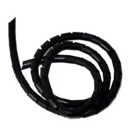 Abbildung von Kabel Tex Spiralbindung schwarzes Tidy Wrap 6mm x 2m