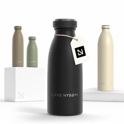 Abbildung von LARS NYSØM Isolierflasche Ren, BPA Freie Thermosflasche 350ml 500ml 750ml 1l 1,5l