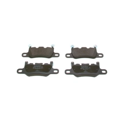 Abbildung von BOSCH 0 986 424 926 Bremsbelagsatz Low Metallic mit Anti Quietsch Blech, Montageanleitung PORSCHE: 911 Coupe, 718 Cayman Boxster Spyder