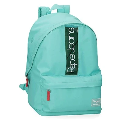 Abbildung von Pepe Jeans Darienne Schulrucksack an Trolley anpassbar Grün 32x44x17,5 cms Polyester und PVC 24.64L