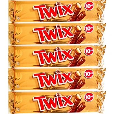 Abbildung von 5 x TWIX RIEGEL 10x2er PACK á 500g Incl. Goodie von Flensburger Handel