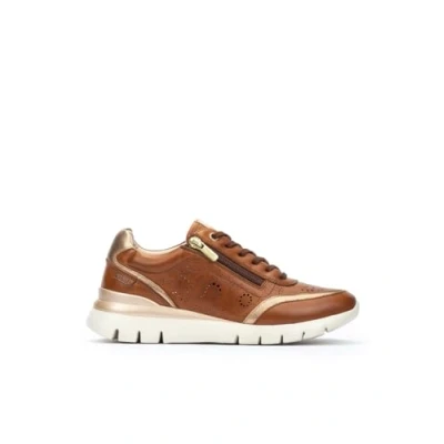 Abbildung von Pikolinos Sneakers in Leder CANTABRIA für Frauen Farbe Brandy