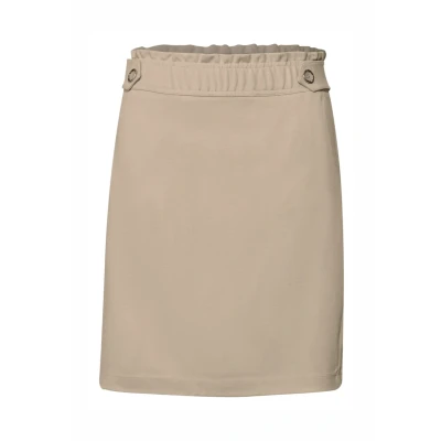 Abbildung von Street One Paperbag Alinienrock, Damen, Größe: 42, Beige