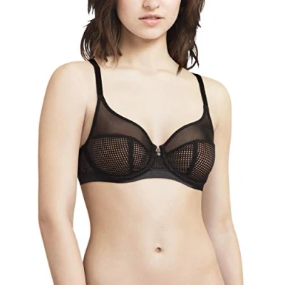 Abbildung von Chantelle MOTIF, Sehr Bedeckender Bügel BH, Damen Unterwäsche, Schwarz, 75B