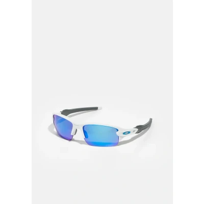 Abbildung von Oakley Unisex OO9511 FLAK 2.0 S 951102 Gläser SONNENBRILLEN O_matter Weiß Blau Quadratisch Normal
