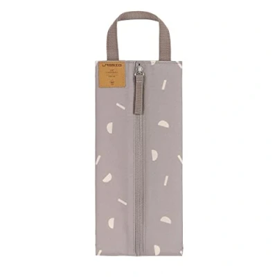 Abbildung von LÄSSIG Baby Kinder Isolierbeutel Flaschentasche kleine Kühltasche mit isoliertem Stauraum/Insulated Pouch Blocks Taupe