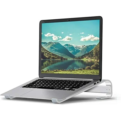 Abbildung von Geschenk für Männer Laptopständer Laptop Ständer Ergonomisch Aluminium Computerständer PC Halter Leicht Belüfteter MacBook Pro/Air, Dell, HP, MateBook alle 10 17 Zoll Notebooks Schwarz