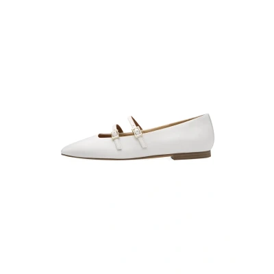 Abbildung von Tamaris Riemchenballerina, Damen, Größe: 38, White Schuhe
