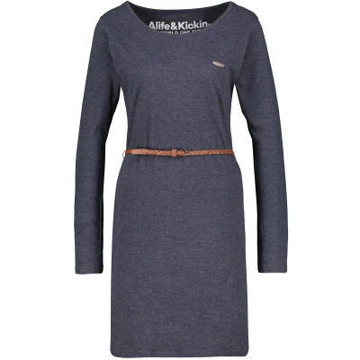 Abbildung von alife &amp; kickin Ellinak A Etuikleid, Damen, Größe: Large, Marine melange