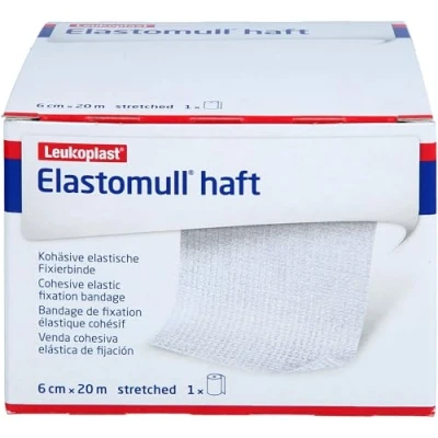 Abbildung von Elastomull haft 6 cmx20 m Fixierbinde