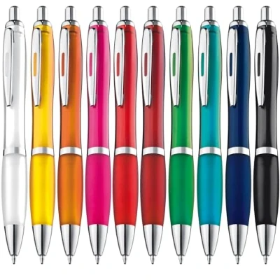 Abbildung von ZENSCRIBE® Ergonomische Kugelschreiber 10 Stück, Premium Set Hochwertig, Rutschfester Kulli für einfaches &amp; weiches Schreiben, Blauschreibender Bunt