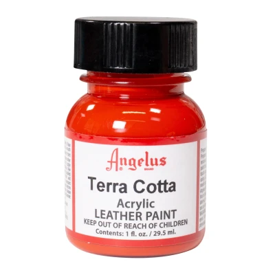 Abbildung von Angelus Lederfarbe Terracotta Rot 29,5ml