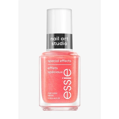 Abbildung von Essie Nagellack Nr. 18 fiercely faceted, professioneller Effektnagellack in metallic orange, hochwertig und haltbar, 13,5 ml