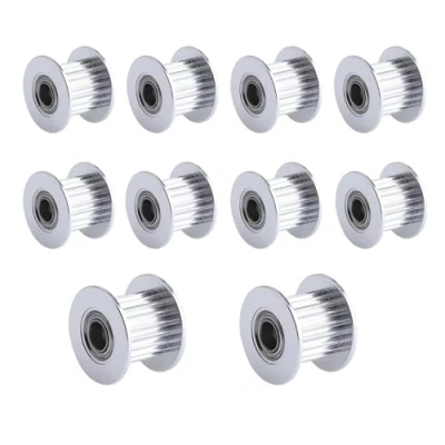 Abbildung von Super Print GT2 Umlenkrolle Idler Pulley 20 Zähne Bohrung 5mm für Voron 2.4 3D Drucker 9mm/10mm Breite Zahnriemen.(10Stück)