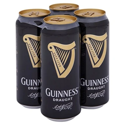 Abbildung von Guinness Irisches Bier Draught Stout EINWEG (4 x 440 ml)