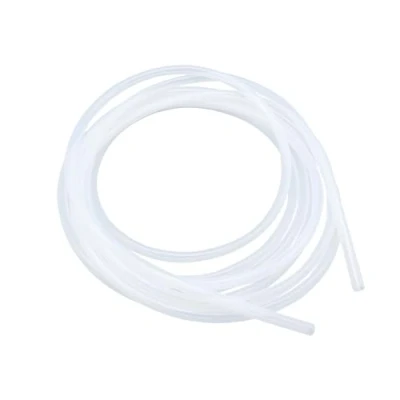 Abbildung von LAVMHAB Silikonschlauch 8mm ID x 10mm OD 5 Meter Länge, Lebensmitteltaugliche Schläuche Flexibler Schlauch Klar Wasser Luft Rohre für die Pumpe übertragen
