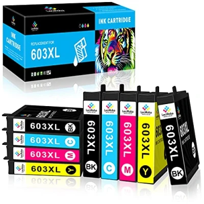Abbildung von LeciRoba 603xl Ersatz für Epson druckerpatronen 603 und Multipack XP 2100 2150 3100 3150 4100 4150 Workforce WF 2810 WF2820 2840 2850 2870 (9PACK)