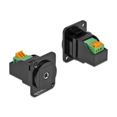 Abbildung von Delock D Typ Modul 3,5 mm 3 Pin Klinkenbuchse zu Terminalblock