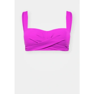 Abbildung von Lascana Bandeau Bikinitop, Damen, Größe: 36xD, Berry