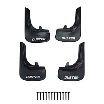 Abbildung von Omad Kompatibel mit Dacia Duster 2 (HM) 2018 2024 Auto Kotflügel Vorne Hinten Satz 4 Stück Schwarz