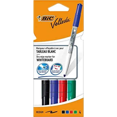 Abbildung von BIC Whiteboard Marker Velleda 1741, (4 tlg), im Pocketformat