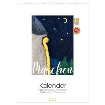 Abbildung von Märchenkalender (Wandkalender 2025 DIN A3 hoch), CALVENDO Monatskalender