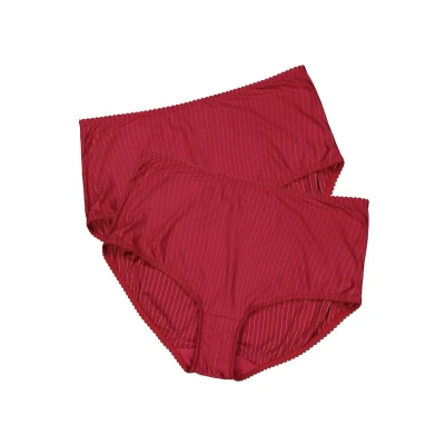 Abbildung von Ulla Popken SLIPS, 2ERPACK Slip, Damen, Größe: 58/60, Dunkelrot