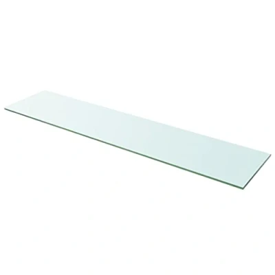 Abbildung von vidaXL Glasboden Glasscheibe Glasplatte für Glasregal Transparent 110 cm x 25