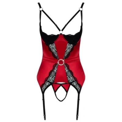 Abbildung von Cottelli LINGERIE Corsage Set (L,M,S,XL)