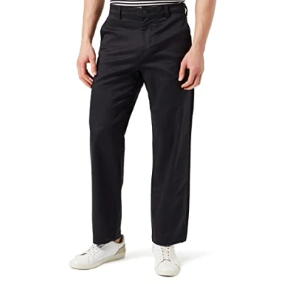 Abbildung von SELECTED HOMME WHITE Herren SLHLOOSE Salford 220 Flex Pants W NOOS Hose, Black, 38/34