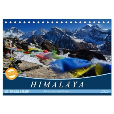 Abbildung von Himalaya (Tischkalender 2025 DIN A5 quer), CALVENDO Monatskalender