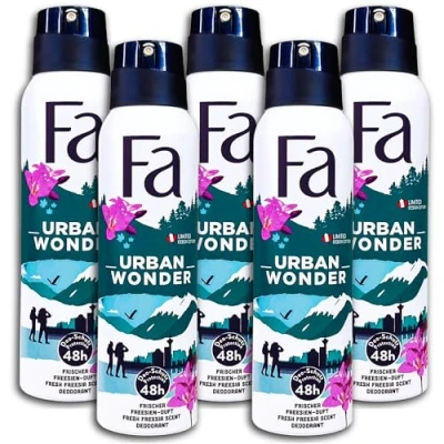 Abbildung von Fa Deospray Urban Wonders Frischer Fresien Duft 150ml
