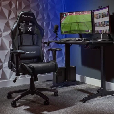 Abbildung von X Rocker Gaming Stuhl Agility Compact eSports Bürodrehstuhl für Kinder &amp; Teenager