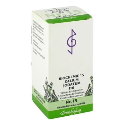 Abbildung von Biochemie 15 Kalium jodatum D 6 Tablette 200 St