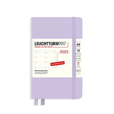 Abbildung von LEUCHTTURM1917 365725 Wochenkalender Pocket (A6) 2023, 12 Monate, Lilac, Deutsch