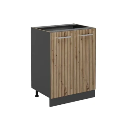 Abbildung von Vicco Küchenunterschrank R Line, Artisan Eiche/Anthrazit, 60 cm ohne Arbeitsplatte