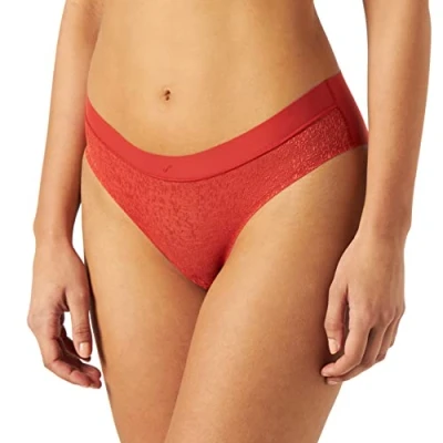 Abbildung von S by sloggi Damen Superb Cheeky Hipster Slip, Haute Orange,
