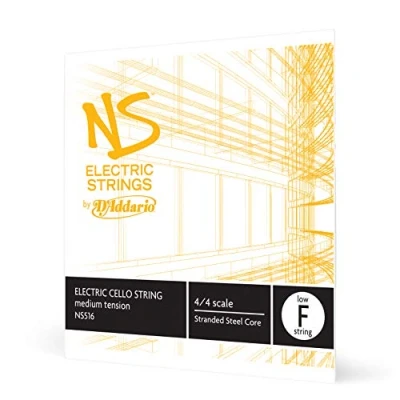 Abbildung von D&#039;Addario NS516 Elektrik Cello Einzelsaite &#039;Low F&#039; mehrfach verdrillter Stahlkern Medium, Low F String