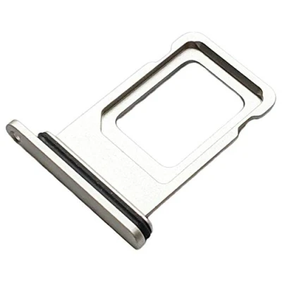 Abbildung von Single Nano SIM Kartenhalter für Apple iPhone 11 (A2221), Original Ersatzteil, Weiss