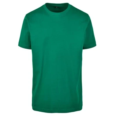 Abbildung von Build Your Brand Herren T Shirt Round Neck, forest green, XL