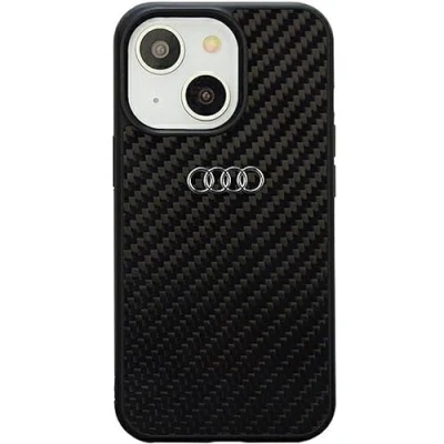 Abbildung von Audi Carbon Fiber Hülle für iPhone 14 6.1&quot; Schwarz Hard AU TPUPCIP14 R8/D2 BK