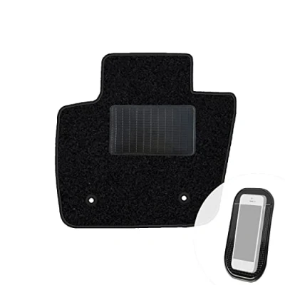Abbildung von moto MOLTICO Fahrer Fußmatte Auto Velours Fahrerseite Autoteppiche Schwarz Fahrermatte 1 teilig passend für Ford Mondeo V 2015 2022
