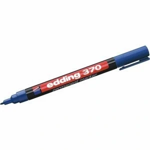 Abbildung von edding Permanentmarker 370 blau