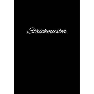 Abbildung von Strickmuster 4:5 Blanko Notizbuch: Strickpapier für Ihre Strick Designs Kästchen im Verhältnis 110 Seiten DIN A4 Notizheft Softcover Schwarz