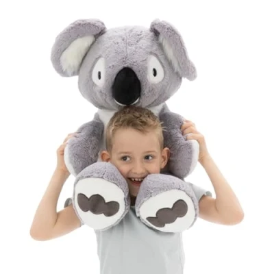 Abbildung von NICI Kuscheltier Koala Barry 70cm grau Stofftier aus weichem Plüsch, niedliches Plüschtier zum Kuscheln und Spielen, für Kinder &amp; Erwachsene, tolle Geschenkidee 61725