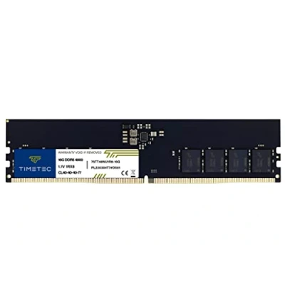 Abbildung von Timetec 16GB DDR5 4800MHz PC5 38400 Ungepuffert Nicht ECC 1.1V CL40 1Rx8 Single Rank 288 Pin UDIMM Desktop Speicher RAM Modul Upgrade (16GB)